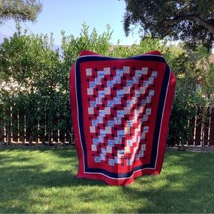 108X98in. Handmade nautical beach theme Quilt